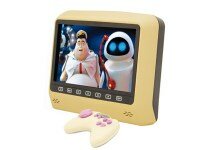 навесной монитор на подголовник с встроенным DVD плеером AVIS (бежевый) AVS0988T