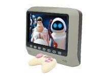 навесной монитор на подголовник с встроенным DVD плеером AVIS (серый) AVS0988T